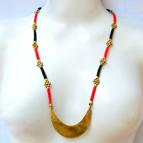 Hanging Moon Pendent With Two Color